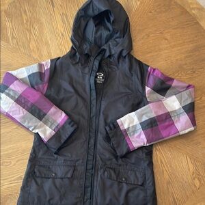 Oakley Black and Purple Ski Jacket